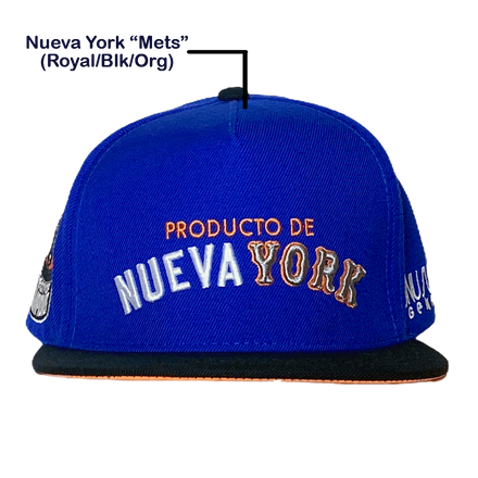 Nueva York "Mets" (Royal/Blk) - Unusual Genes Clothing